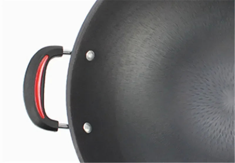 Cast Iron Wok with Double Handles