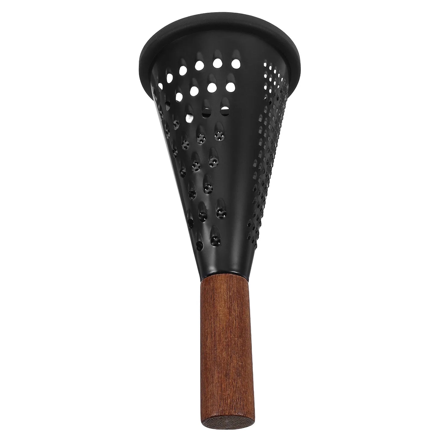 Stainless Steel Conical Grater with Wooden Handle