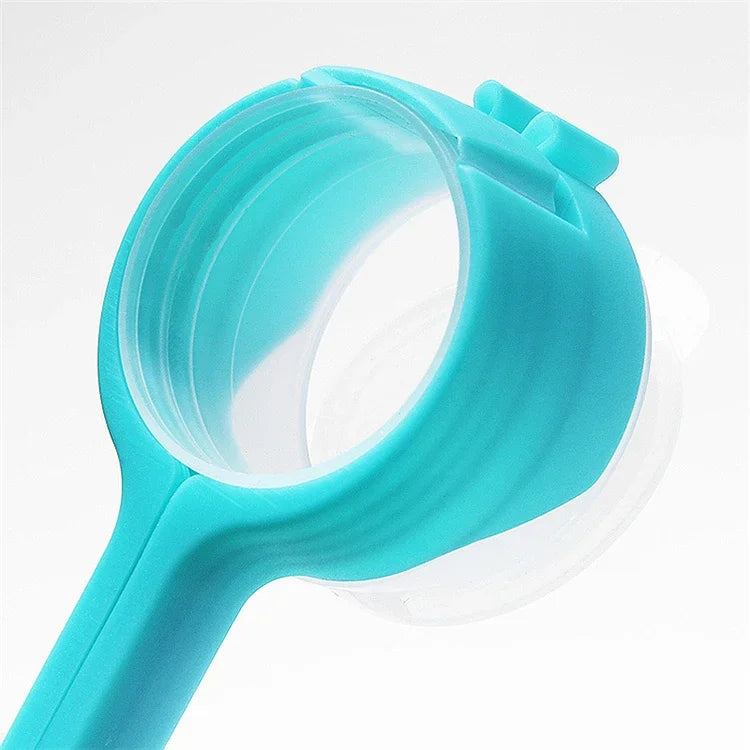 4 Piece Food Bag Sealing Clips with Pour Spout – Kitchen Storage Clips & Bag Sealers – Great for Crisps, Cereal & Snacks