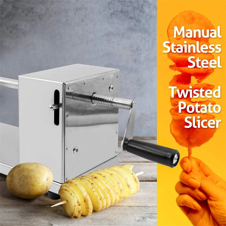 Stainless Steel Tornado Potato Spiral Cutter