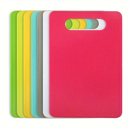 Colourful Plastic Chopping Board – Fruit & Vegetable Cutting Board for Everyday Prep – Perfect for Colour-Coded Chopping – Available in Blue, Green, Red, White, Yellow & Grey