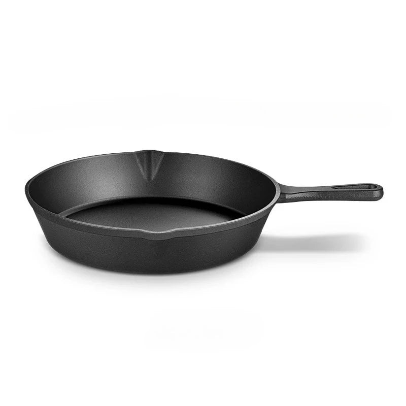 Small Cast Iron Frying Pan – Omelette & Pancake Breakfast Pan for Induction & Gas – Ideal for Eggs & Single Portions – Available in 14cm, 16cm & 20cm