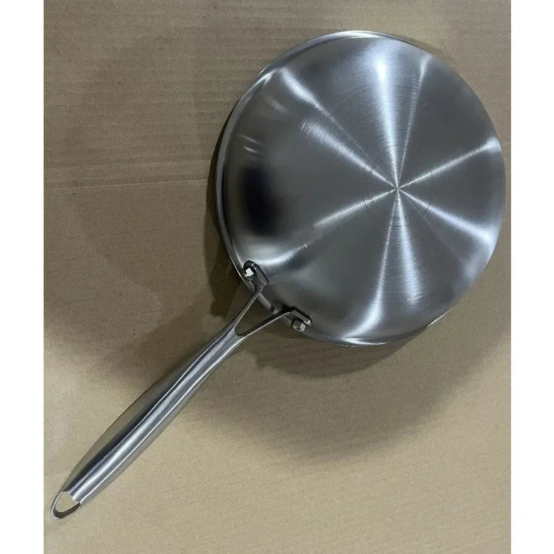 304 Stainless Steel Honeycomb Frying Pan