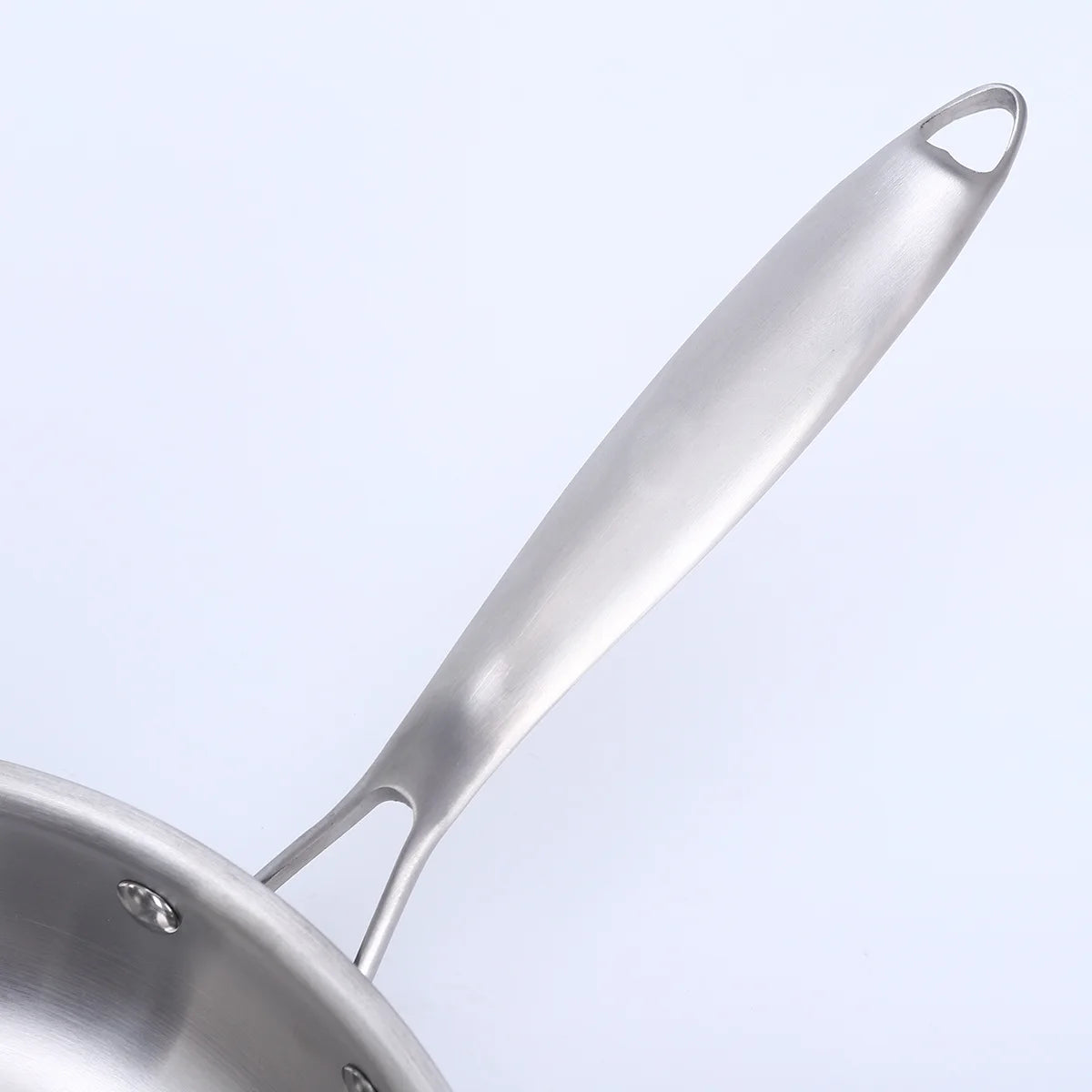Stainless Steel Uncoated Frying Pan