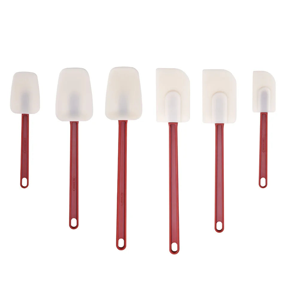 Heat Resistant Silicone Rubber Spatula – Non-Stick High Temperature Scraper – Ideal for Baking, Stirring & Scraping Bowls Clean
