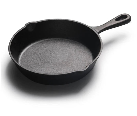 Cast Iron Frying Pan – Non-Stick Skillet for Steak, Eggs, Stir-Fry, and Baking, Compatible with Induction & Gas Stoves (14cm, 16cm, 20cm Sizes)