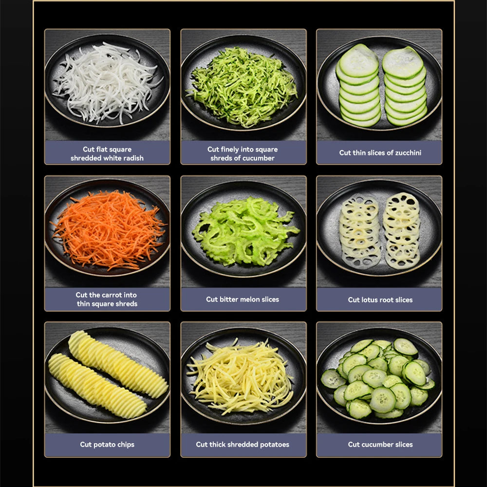 5-in-1 Rotary Vegetable Slicer & Handheld Drum Grater – 5 Stainless Steel Cones with Suction Base – Best for Cheese, Veg, Fruit & Nuts