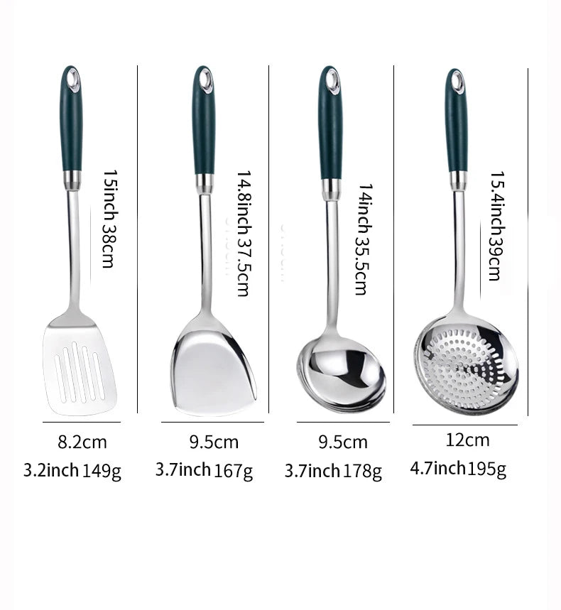 304 Stainless Steel Kitchen Utensil Set 4-Piece