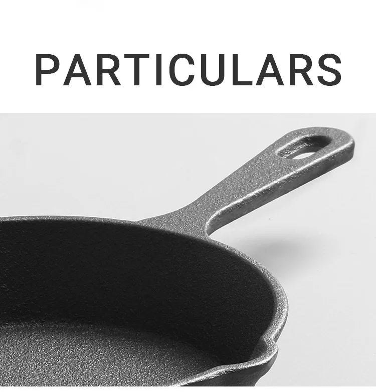 pre-seasoned cast iron skillet pan