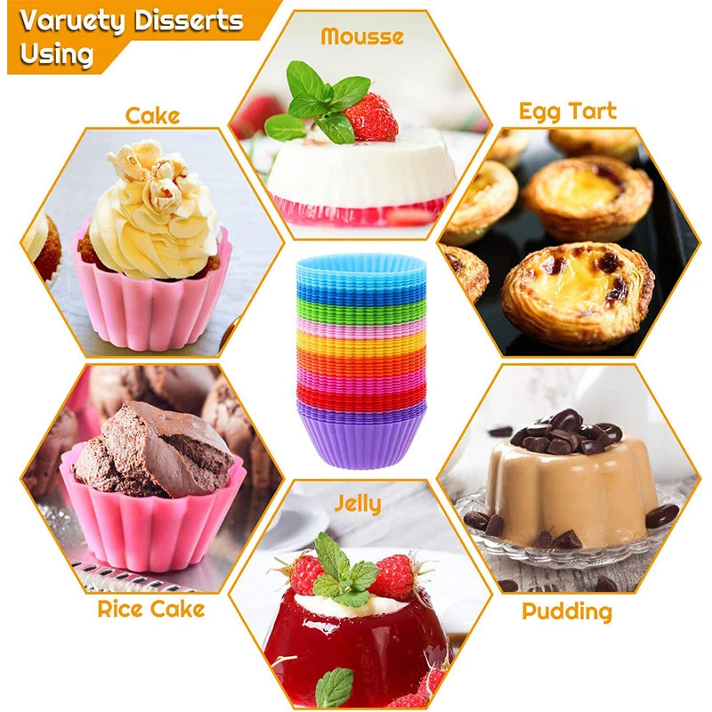 Silicone Cupcake Baking Cups