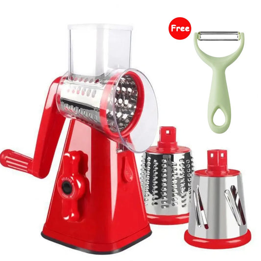 Rotary Cheese Grater with Peeler
