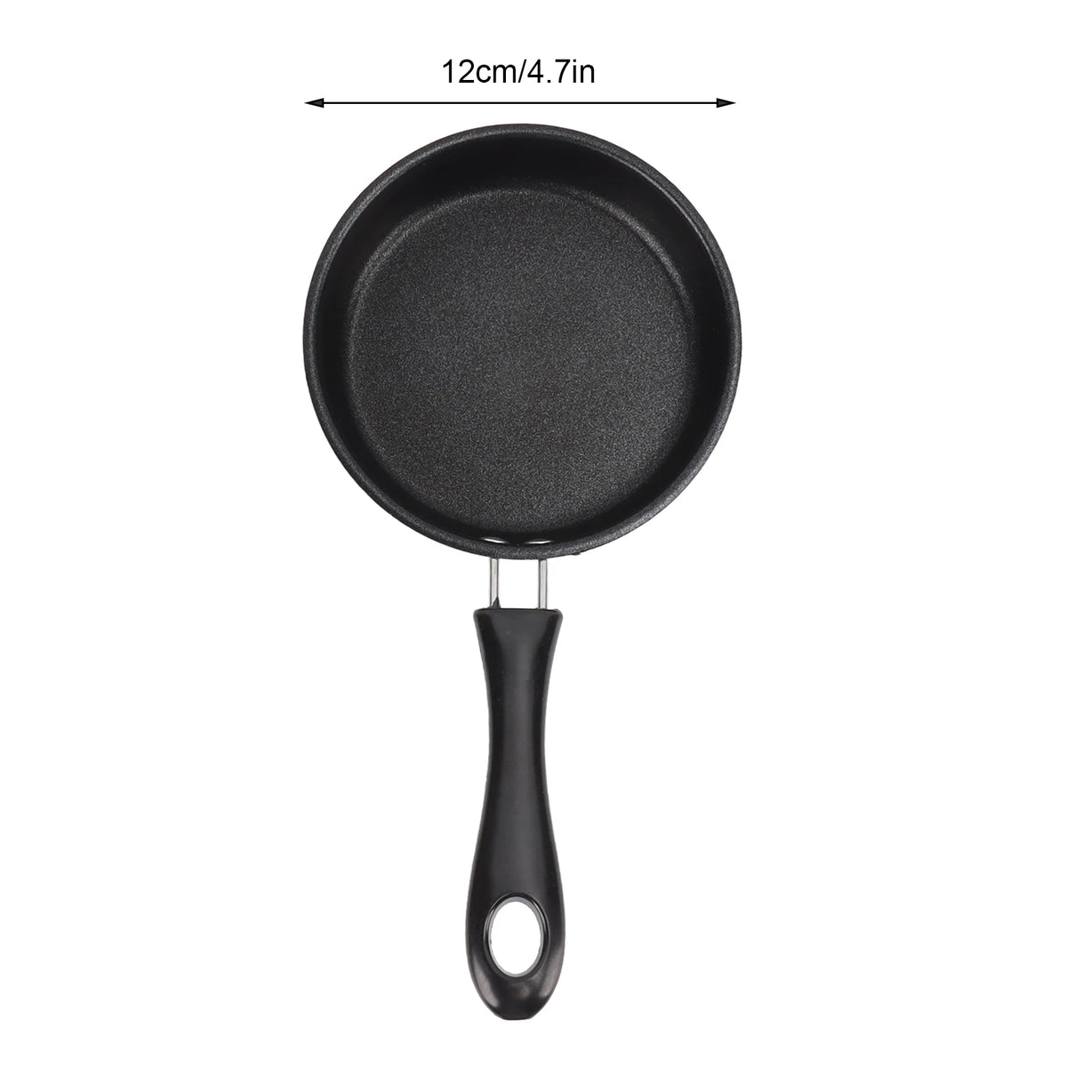 Thickened Stainless Steel Mini Frying Pan – Non-Stick Egg Pan & Small Saucepan for Induction & Gas – Best for Fried Eggs & Omelettes – Available in 12cm to 20cm