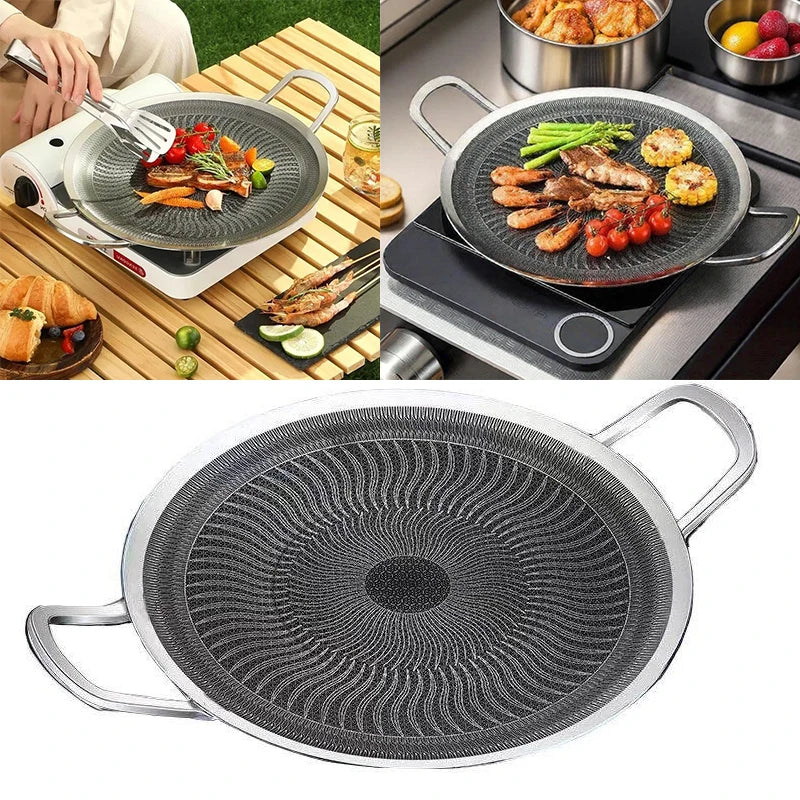 Stainless Steel BBQ Grill Pan