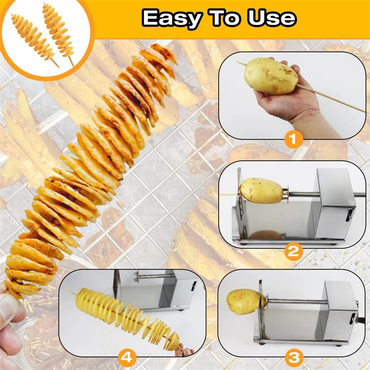 Stainless Steel Tornado Potato Spiral Cutter