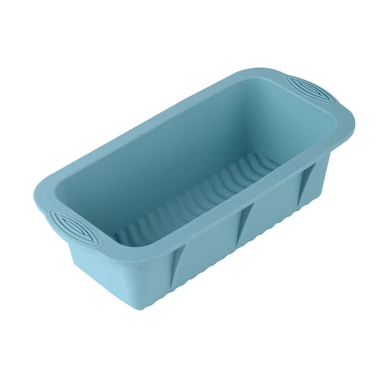 Non-Stick Silicone Loaf Pan – Easy Release Bread Mould & Baking Tin – Perfect for Bread, Meatloaf, Banana Bread & Cakes – Available in Grey, Pink & Blue Colours