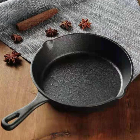 Pre-Seasoned Round Cast Iron Pan