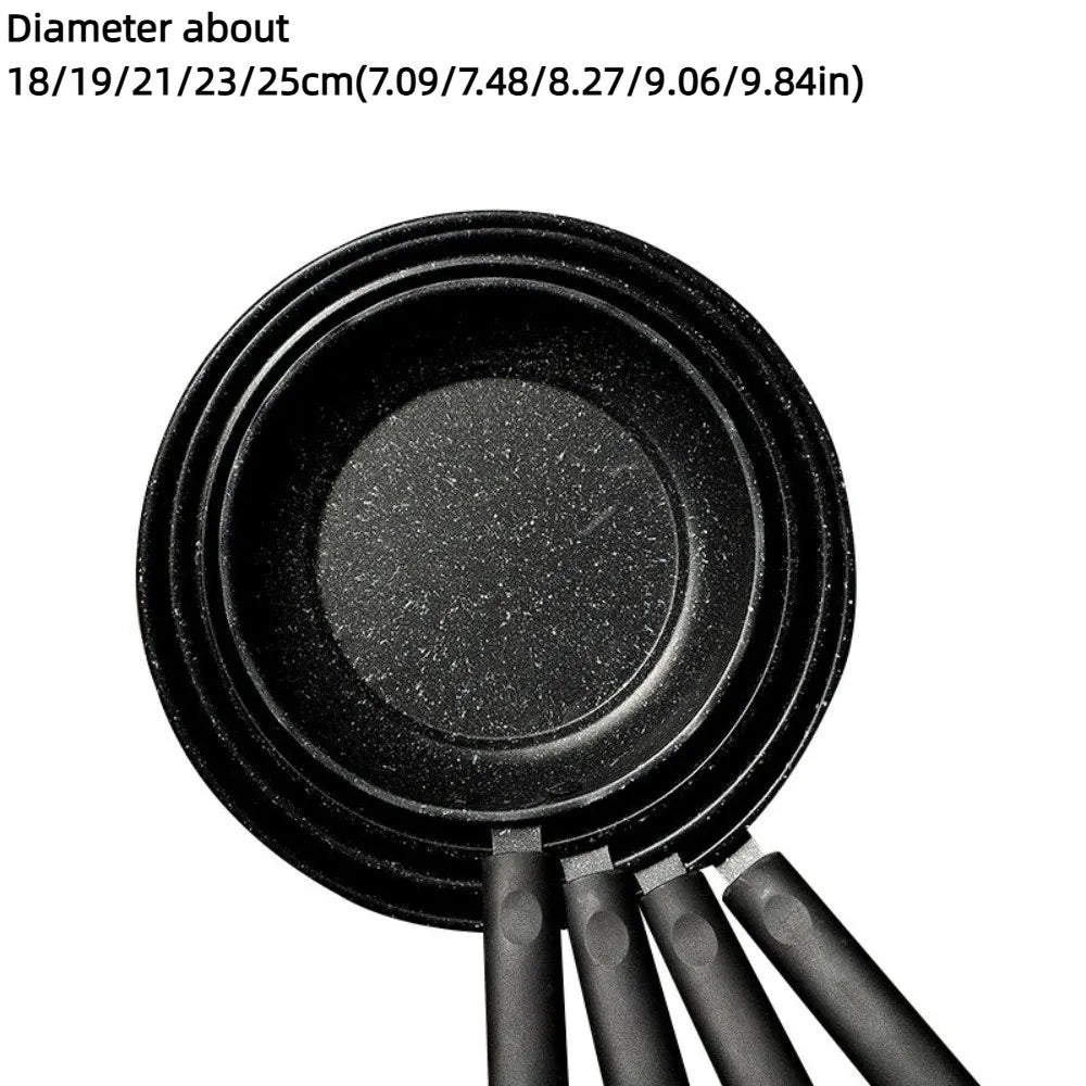 Stone Non-Stick Frying Pan – Thickened Stone-Coated Skillet for Gas & Induction – Great for Eggs & Steaks – Available in 18cm, 19cm, 21cm, 23cm & 25cm