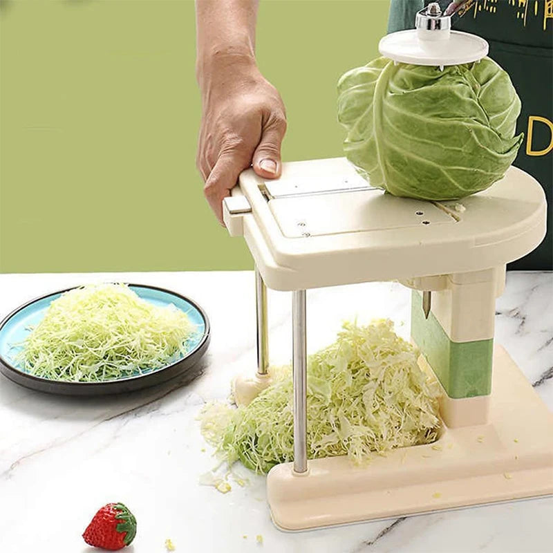 Stainless Steel Cabbage Slicer & Vegetable Spiral Cutter – Cabbage Shredder & Spaghetti Veggie Maker – Perfect for Coleslaw & Stir-Fries – Available in Small & Large