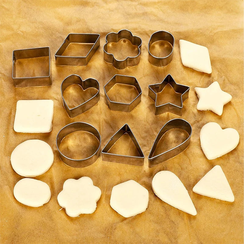 Stainless Steel Mini Cookie Cutter Set — 30 Piece