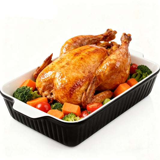 Ceramic Baking Dish with Easy-grip Handles