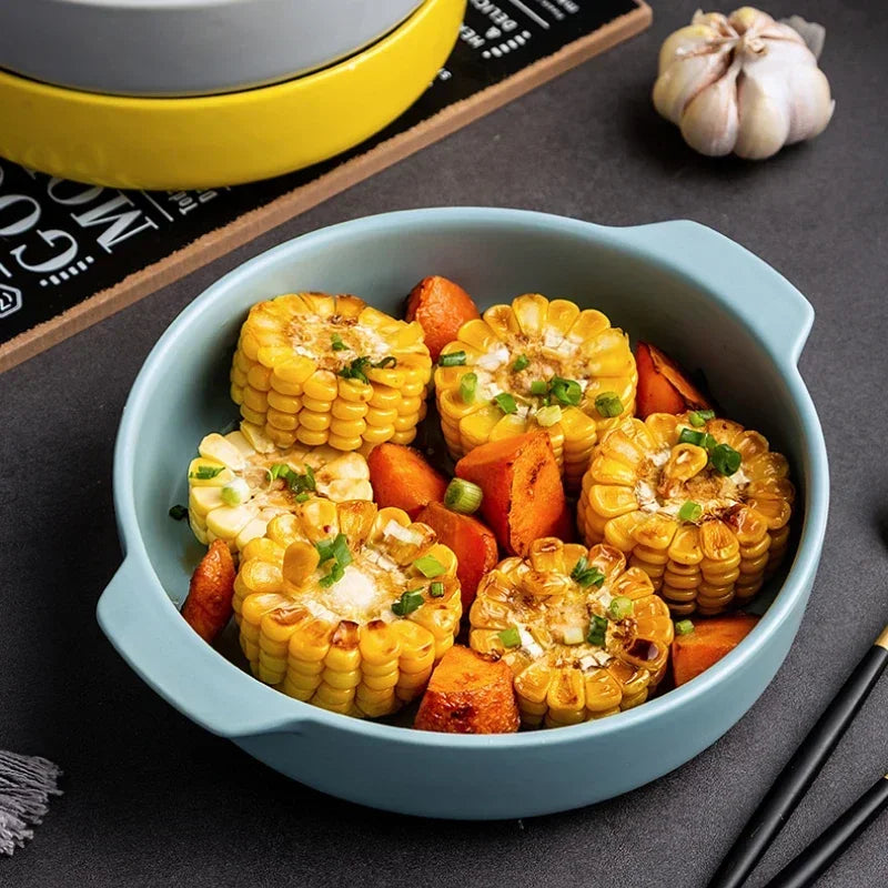 Ceramic Baking Dish — Oven-Safe Au Gratin Dish