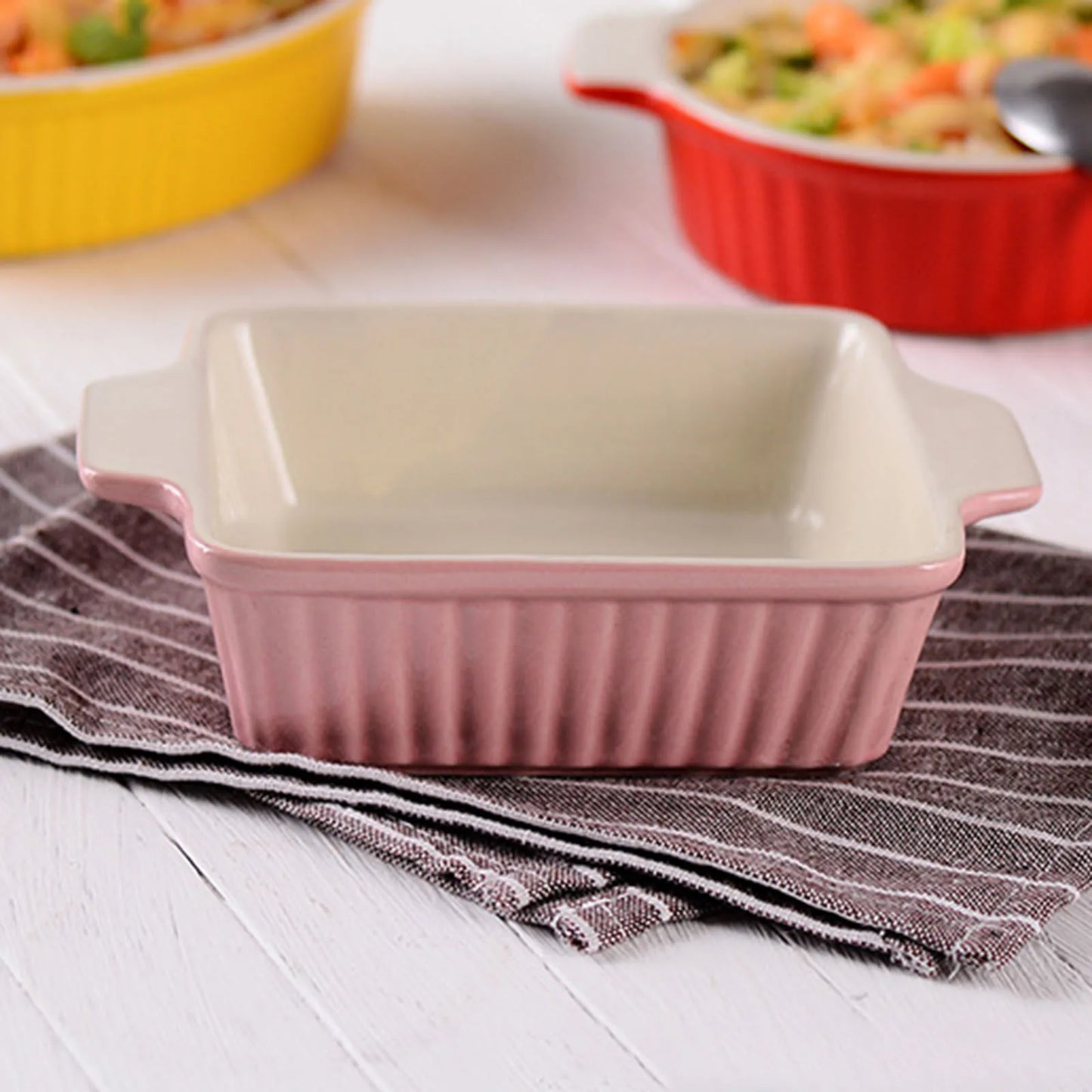 Ceramic Baking Dish with Handles