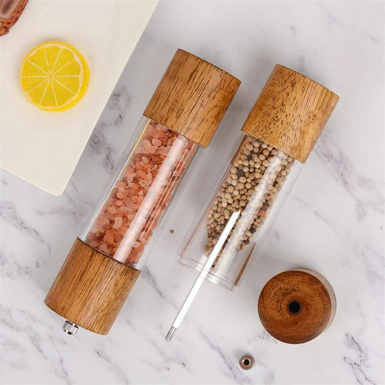 Acrylic Salt and Pepper Grinder Set