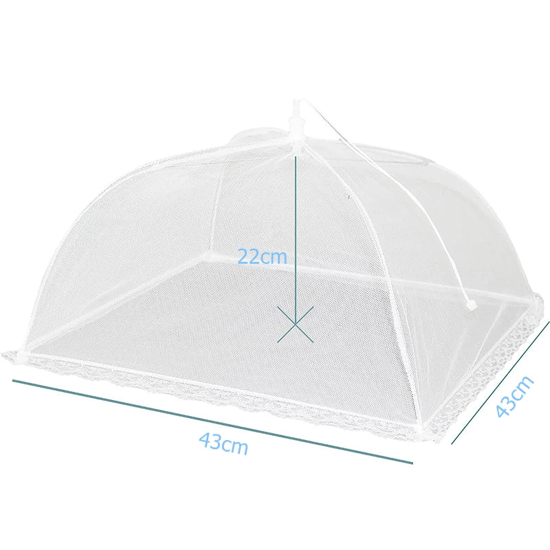 Collapsible Mesh Food Cover Tent – Reusable Umbrella Food Net for Plates & Platters – Ideal for Picnics, Garden Parties & Outdoor Dining – Available in Small, Medium, Large & Extra Large