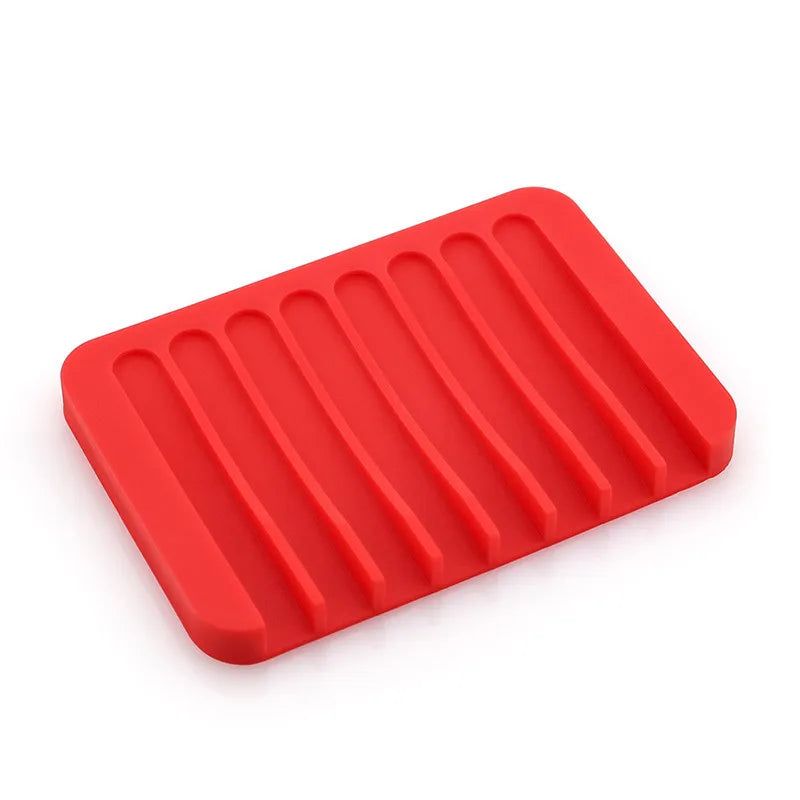 Self Draining Silicone Sponge & Soap Holder – Waterfall Soap Dish Drainer – Ideal for Kitchen Sinks & Bathrooms