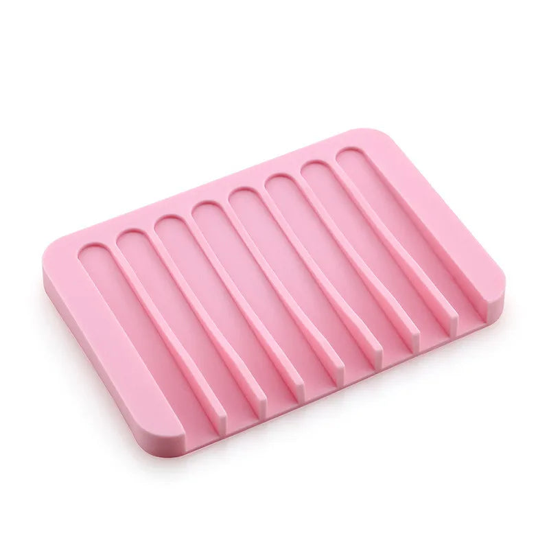 Self Draining Silicone Sponge & Soap Holder – Waterfall Soap Dish Drainer – Ideal for Kitchen Sinks & Bathrooms