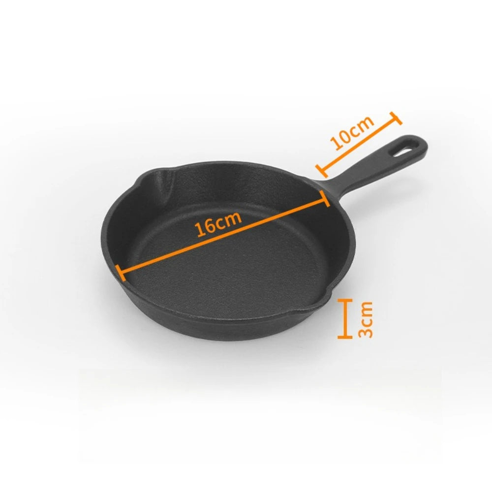Pre-Seasoned Round Cast Iron Pan