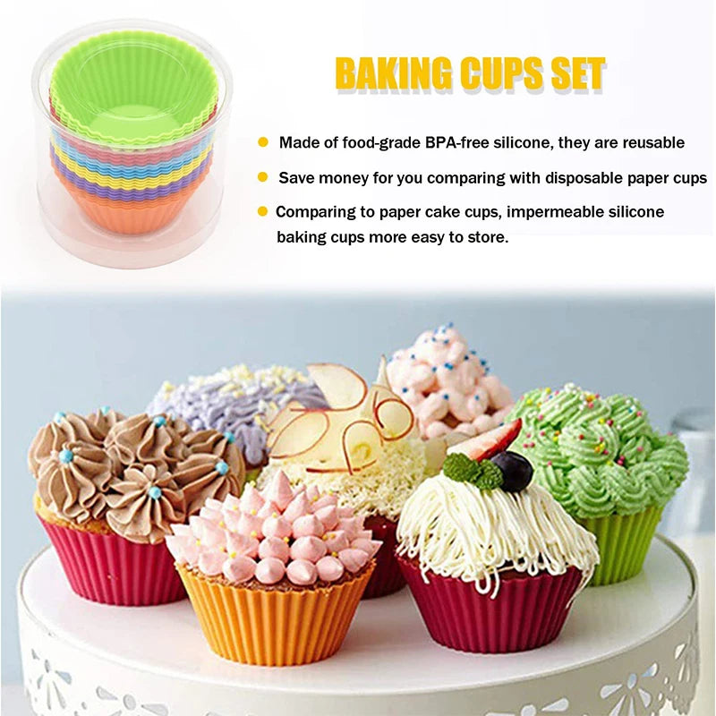 Silicone Cupcake Baking Cups