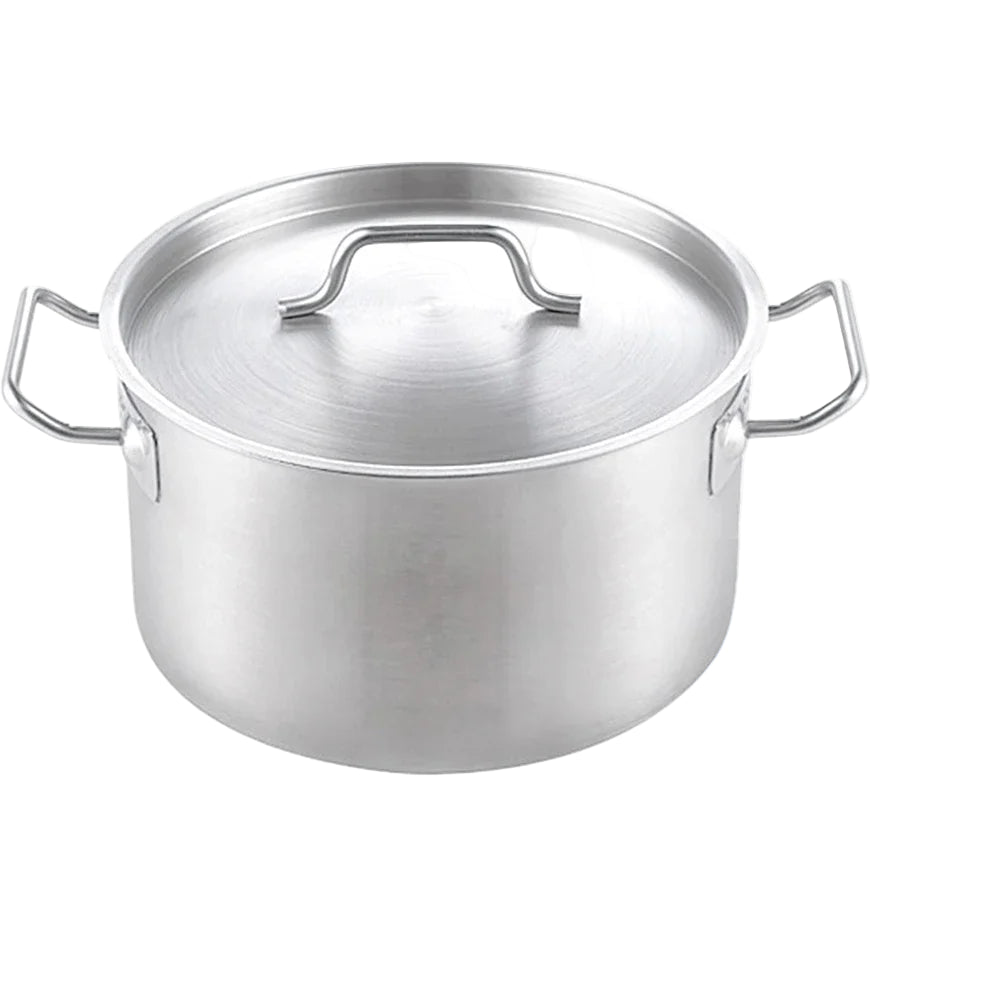 Stainless Steel Soup & Stock Pot with Lid & Dual Handles – Available in Two Styles and Two Sizes – 18cm / 2.7L & 20cm / 3.7L – Durable, Even-Heat Cookware Ideal for Soups, Stocks, Stews, Boiling & Daily Cooking