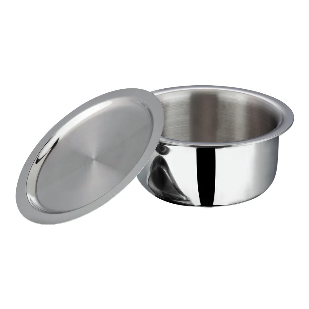 Triply Stainless Steel Tope with Lid