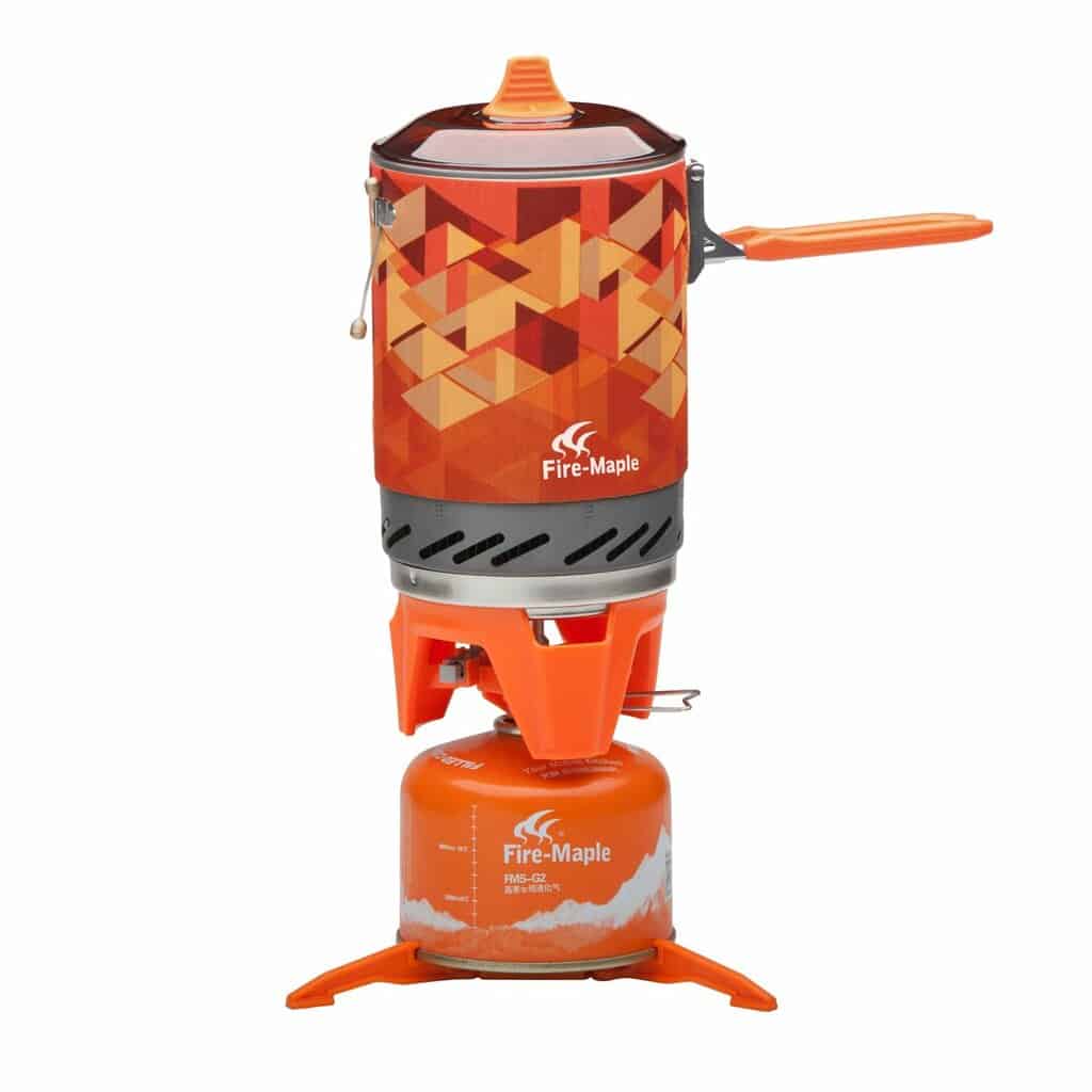 Anodised Aluminium Personal Cooking System Autumn Orange