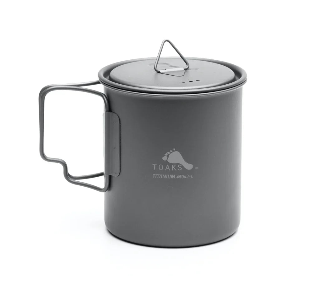 Light Titanium 450ml Cup with Lid Version