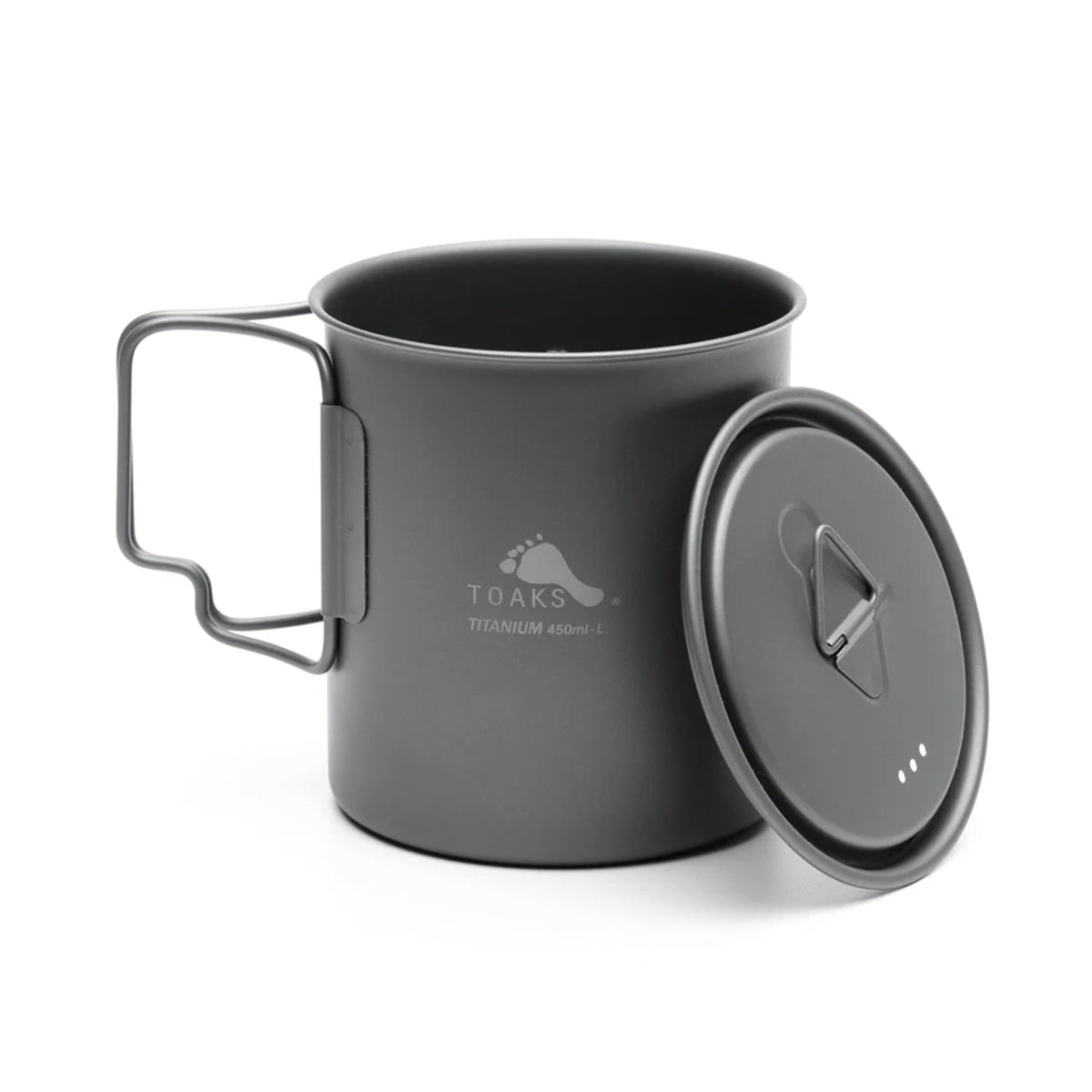 Light Titanium 450ml Cup with Lid Version