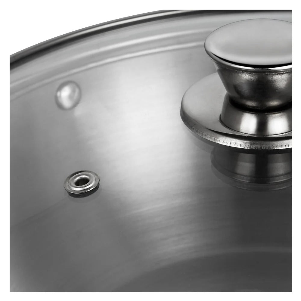Stainless Steel Modena Cookware Set 3 Piece Induction Friendly