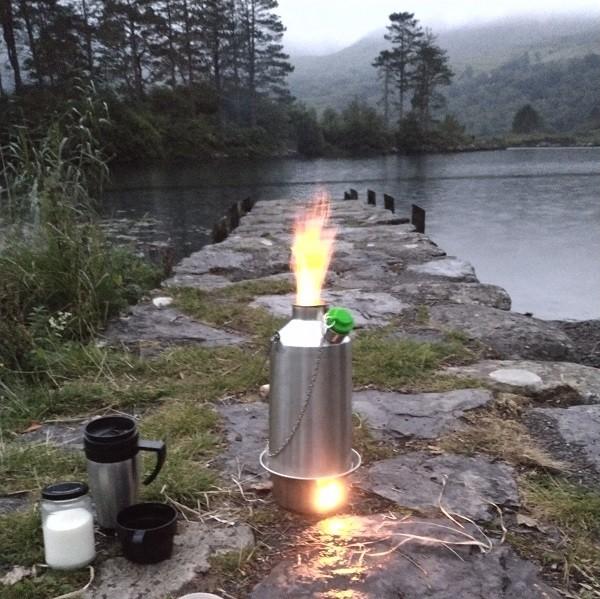 Stainless Steel Wood-Fired Kettle and Cook Set 1.6L
