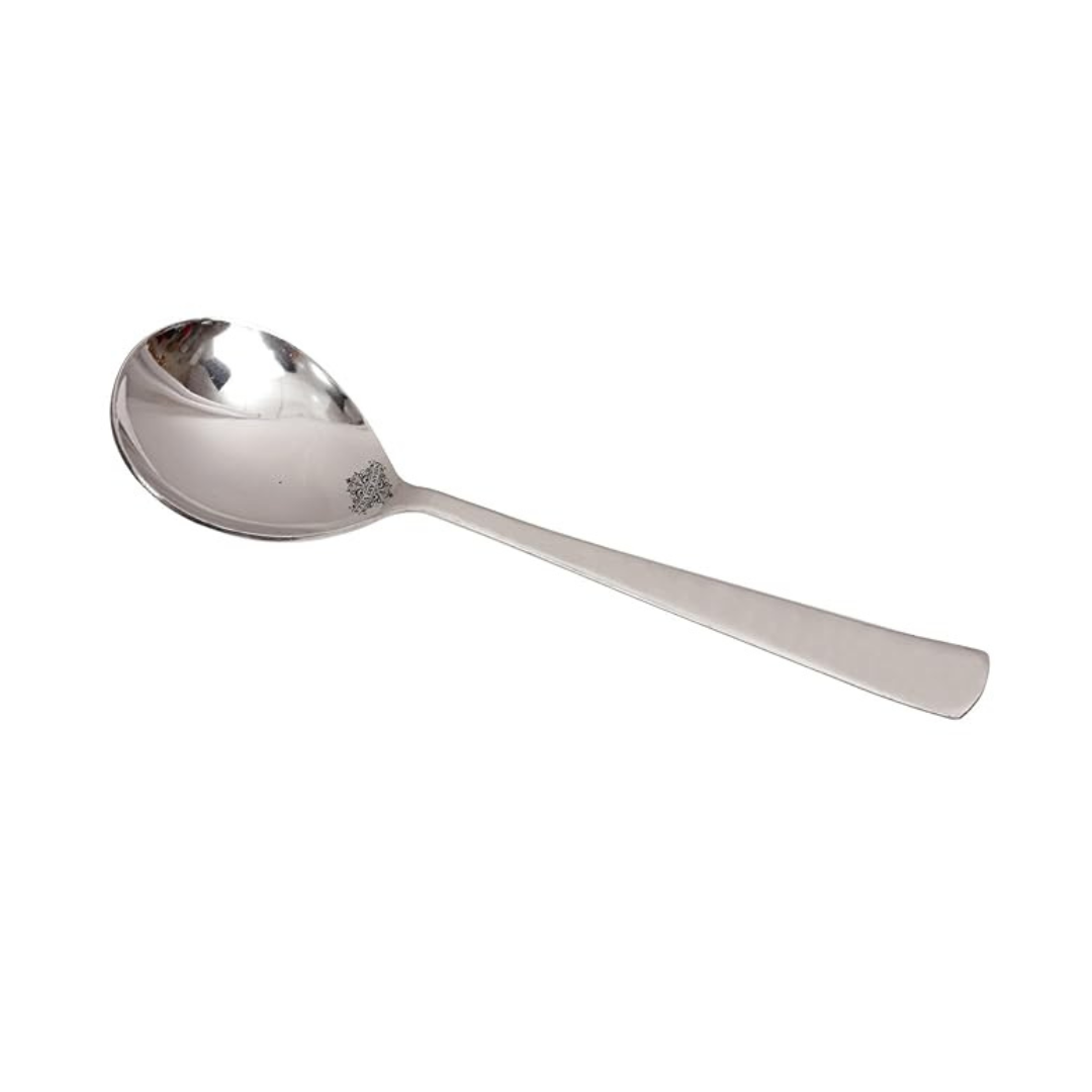 Matt Finish Stainless Steel Serving Spoon Cutlery, 1 Pieces