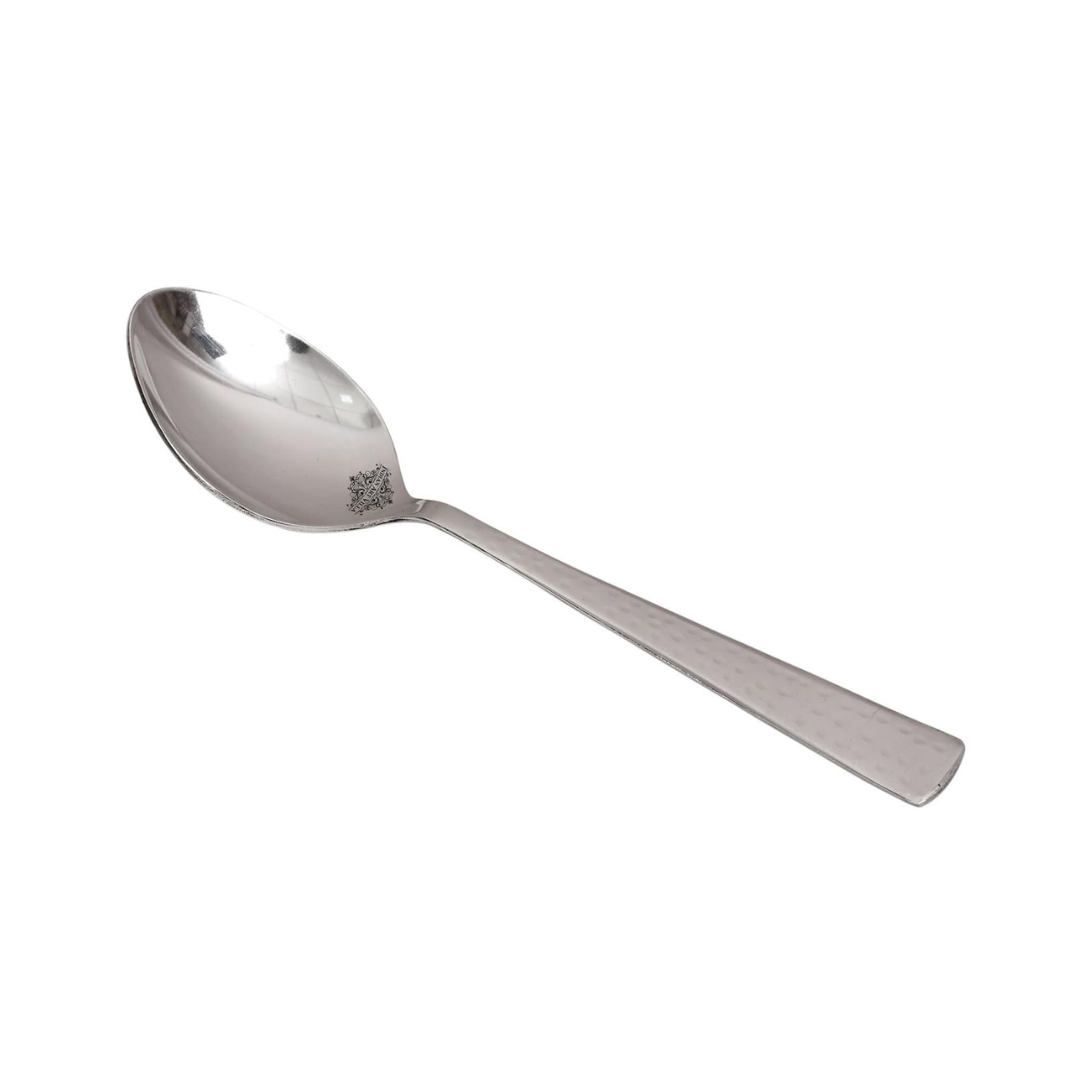 Handmade Hammered Stainless Steel Baby Spoon Cutlery, 1 Pieces