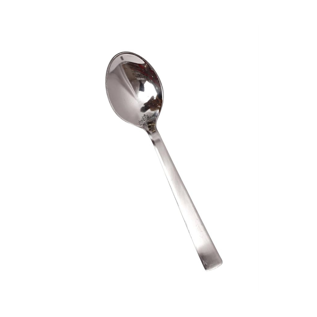 Matt Finsh Stainless Steel Cutlery Baby Spoon Set, 6 Pieces