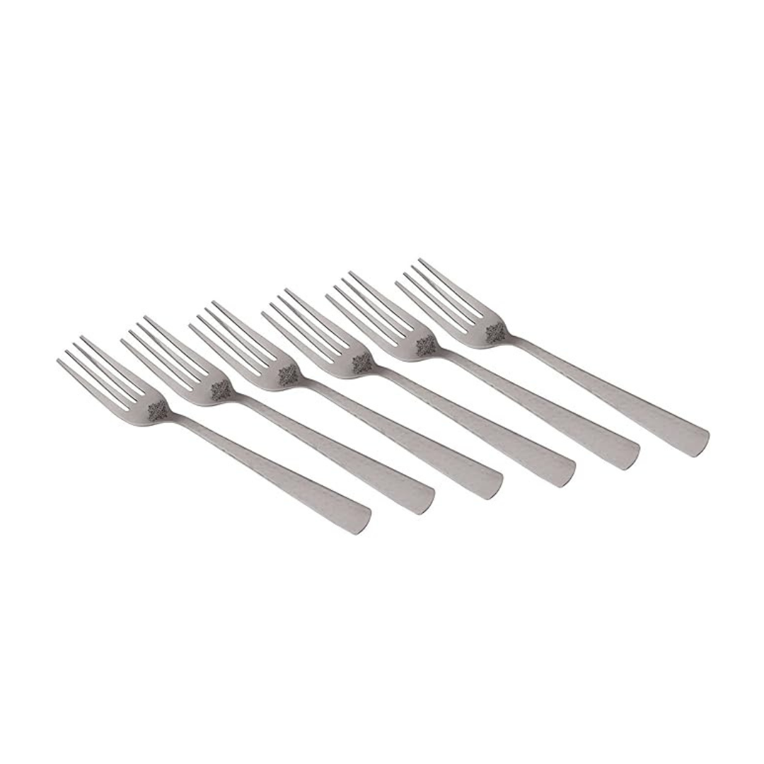 Handmade Hammered Stainless Steel Table Fork Cutlery Each