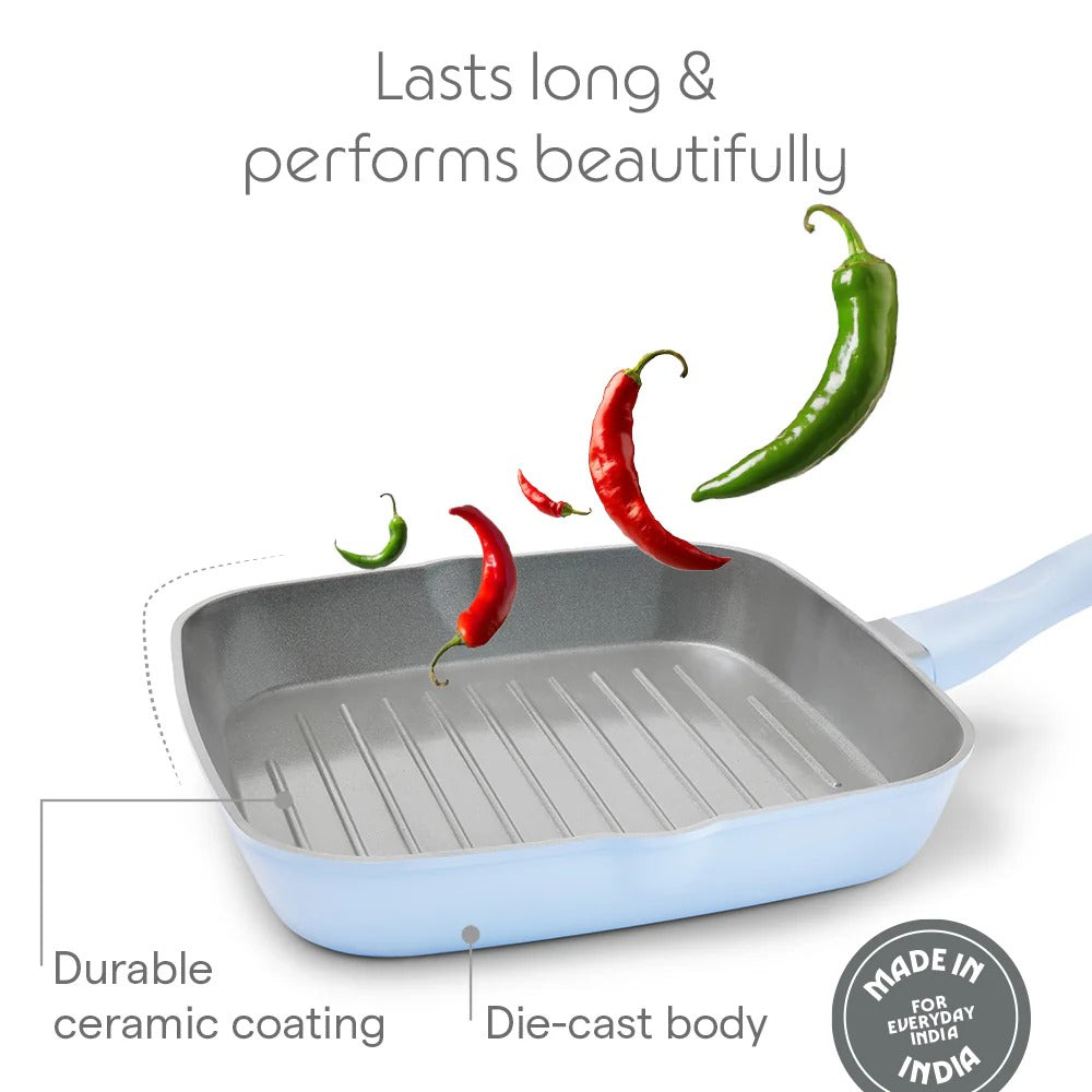 Ceramic Square Grill Pan