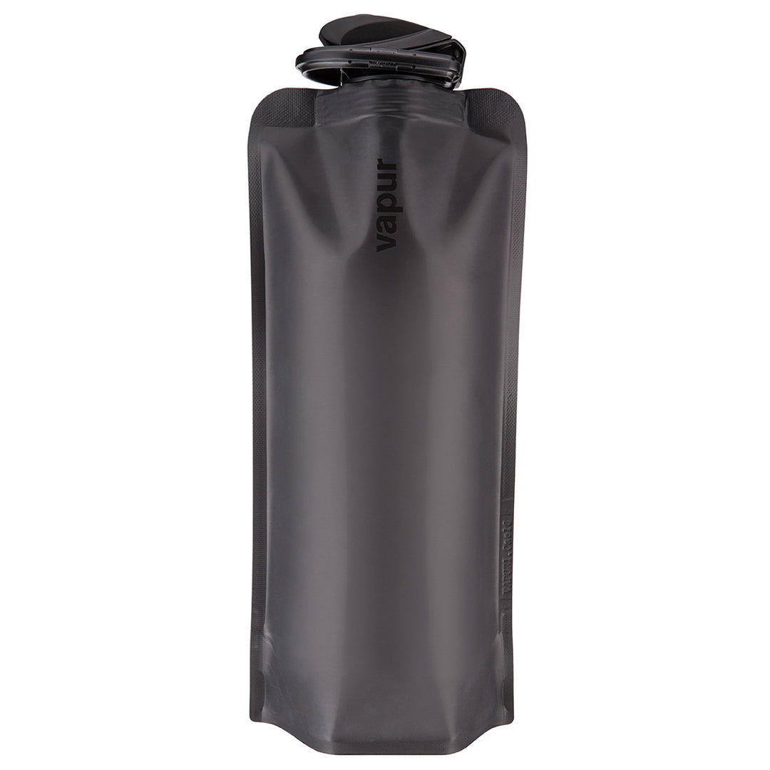 Wide Mouth 1.0L Folding Water Bottle Blackout