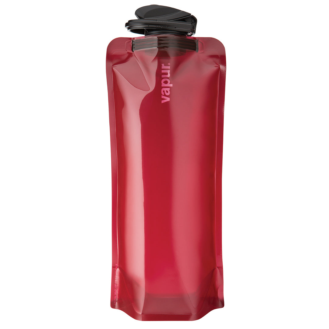 Wide Mouth 1.0L Folding Water Bottle Solids Burgundy