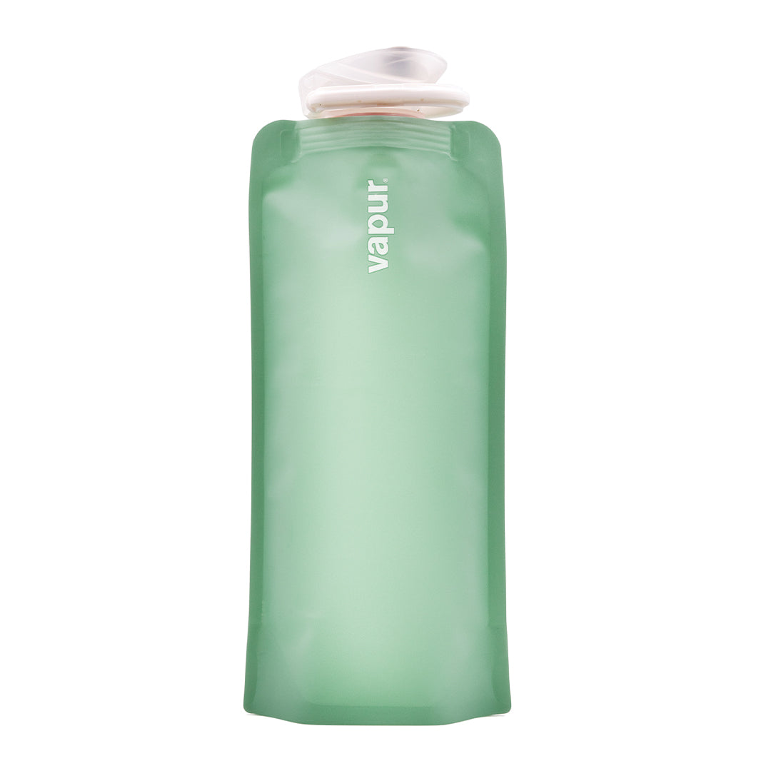 Wide Mouth 700ml Folding Water Bottle Sea Glass