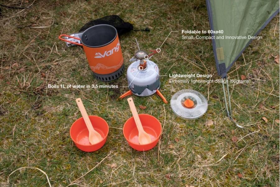 Lightweight Heat Exchanger Cooking Kit
