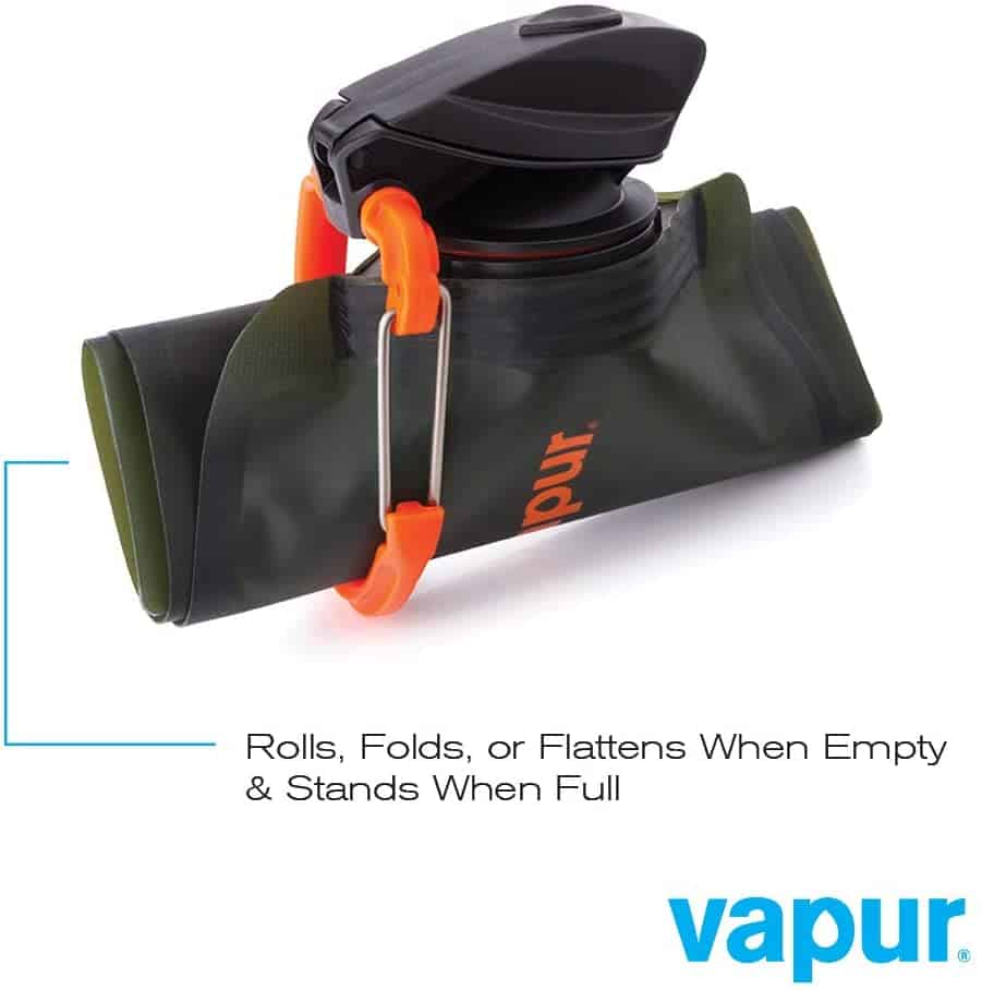 Wide Mouth 700ml Folding Water Bottle