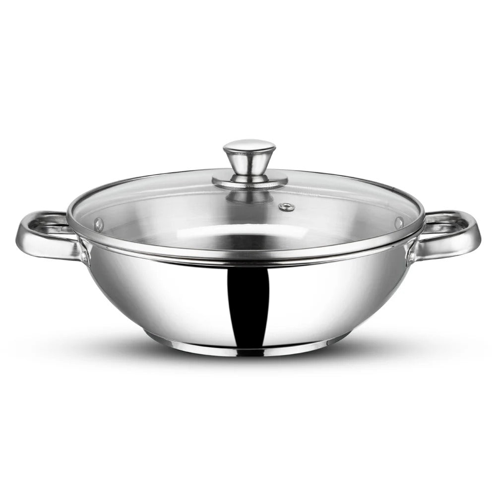 Stainless Steel Modena Cookware Set 3 Piece Induction Friendly
